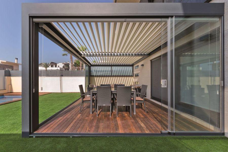 pergolas with fixed roofs